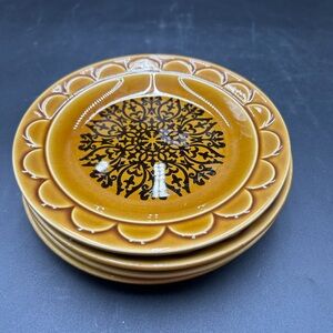 Vintage Granada Coventry Castilian bread plate set of 4
